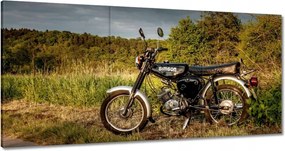 Vászonkép 180x90 Fekete Simson négyes 4