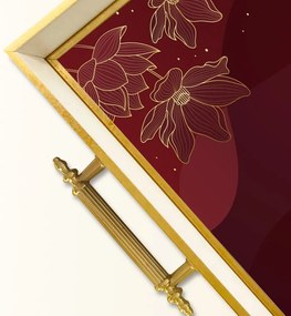 Üveg tálca, 38×24 cm – TPB9765