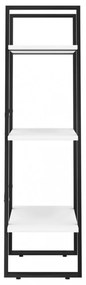 fehér forgácslap tárolópolc 60 x 30 x 105 cm