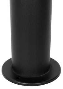 Modern fekete kültéri oszloplámpa 80 cm IP44 - Rox