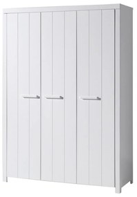 Erik fehér ruhásszekrény, szélesség 144 cm - Vipack