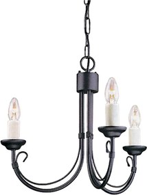 Elstead Lighting CHARTWELL CH3-BLACK Csillár 3x60W/E14