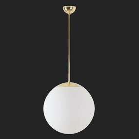 Osmont 60092 Adria P3 függesztett üveglámpa polírozott sárgaréz fehér IP40 3