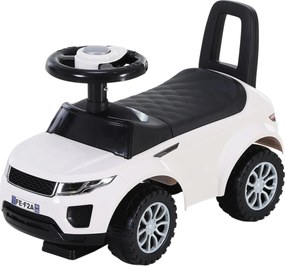 HOMCOM Quad Ride-On Gyermekautó Pedál Nélküli Baby Toy Racer Walker Hangszóróval 62x28x41.5cm | Aosom