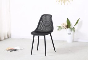 Étkező szék, fekete, TEGRA TYP 2