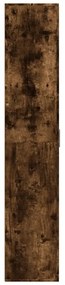 füstös tölgy színű szerelt fa magasszekrény 80 x 35 x 180 cm
