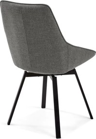 Sötétszürke étkezőszék Jenna – Kave Home