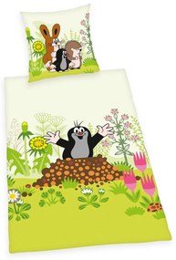 Herding Pamut ágynemű Krtek , 135 x 200 cm, 80 x 80 cm