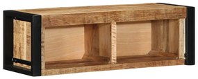 tömör nyers mangófa TV-szekrény 80x30x25 cm