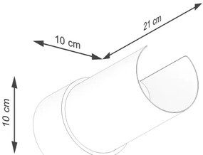 Sollux SL.1676 - Fali lámpa FLASH 1xE27/15W/230V fehér