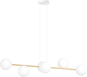 Emibig modern függeszték gravity fehér arany emi1242/6