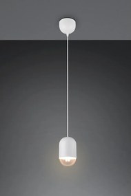 Fehér fém függőlámpa ø 11 cm Nara – Reality