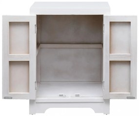 vidaXL fehér császárfa éjjeliszekrény 38 x 28 x 52 cm