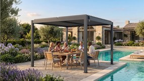 bioklimatikus pergola LANITPLAST BASIC 3x3 m LG4292