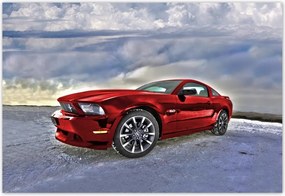 Fotótapéta flizelina 152x104 Piros Ford Mustang