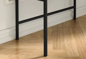 RATINA sminkasztal, 85x155x60, artisan tölgy/fekete matt