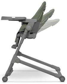 Lionelo - Gyerek etetőszék CORA PLUS Olíva zöld