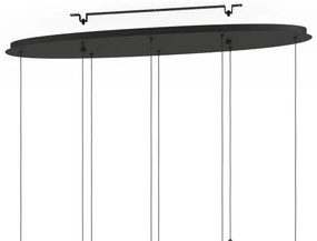 Eglo 390055 - LED Dimmelhető csillár zsinóron PARATEBUENO 8xLED/4,2W/230V fekete