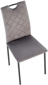 K-577 étkezőszék szürke/fekete