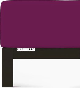 Gyerek lepedő Schlafgut Pure Baby 60-70x120-140cm Purple Deep 542