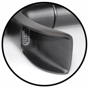 YOKA Venice rusztikus mosdó csaptelep - fekete