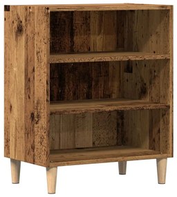 antik fa színű szerelt fa tálalószekrény 57 x 35 x 75 cm