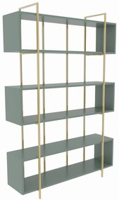 könyvespolc Bruti - Green, Gold
