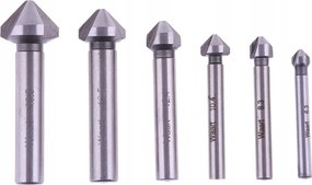 Kúpos Kotrógép Élhajlító Készlet 6 Db-os Maró