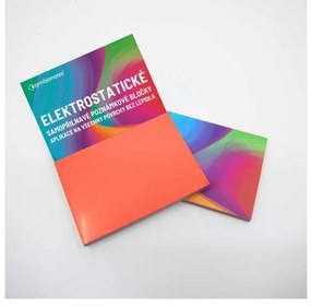 Symbionotes elektrosztatikus jegyzetek 7 x 10 cm - 100 papírlapokat, piros
