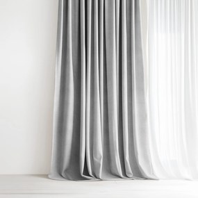 Goldea malaga dekoratív drapéria - szürke 240x135 cm