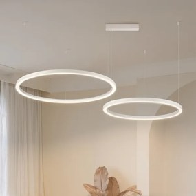 Brilagi - LED dimmelhető kábeles csillár PORTOFINO LED/98W/230V fehér + távirányító