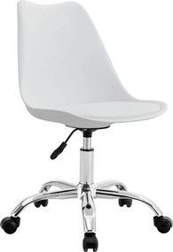 Irodai szék, fehér, DARISA 2 NEW