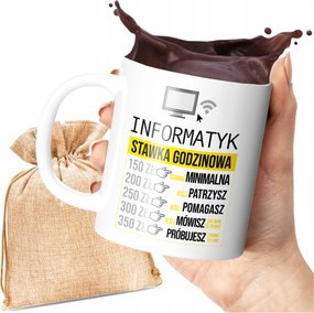 Nyomtatott Bögre Informatikus Óradíj Ajándék Számítógépesnek