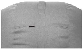 Világosszürke babzsákfotel Roll 135 – SLOWDOWN