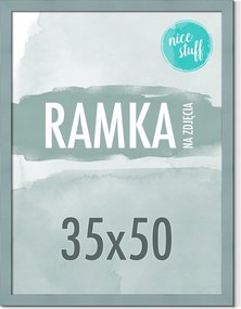 Képkeret 35x50 B3 Képkeret Fotó 50x35 Mdf Kék