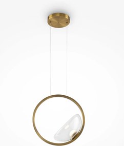 Maytoni modern függeszték moon sárgaréz átlátszó mymod327pl-l5bs3k