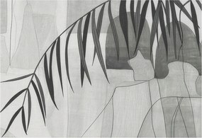 Fotótapéta Flizelin az Otthon szobájába 3D Absztrakt pálma 152x104 Ragasztó