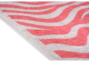 Rózsaszín mosható futószőnyeg 80x200 cm Red Zebra – Vitaus