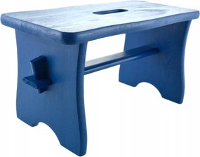 Kék Festett Szék Zsámoly Üvöltő Fa konyhai állvány zsidó