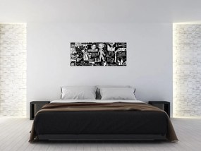 Kép - Graffiti (120x50 cm)