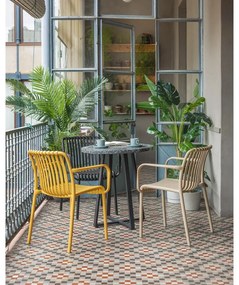 Isabellini mustársárga kerti szék - Kave Home