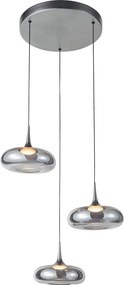 Italux modern függeszték tenele ezüst itxpnd-24028-3a-silv