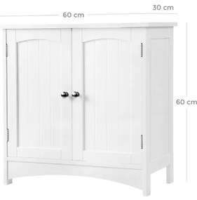 Fürdőszobai szekrény CLOE fehér