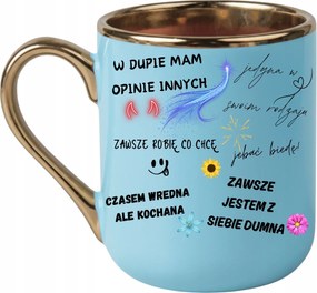 Elegáns bögre „Az én bögrém” 330 Világos Kék