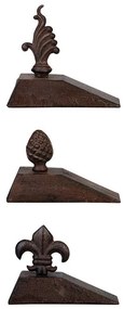 Öntöttvas ajtókitámasztó ék, C