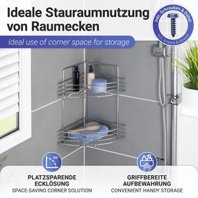 Milano függő fürdőszobai sarokpolc - Wenko