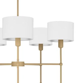 MADELA rúddal szerelt csillár 5xE14/40W/230V fehér/bézs