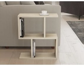 CROS oldalsó asztal, márvány dekor, bézs