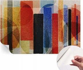 Matt öntapadós fotótapéta falra Geometrikus formák 104x70 cm