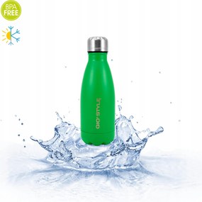 Termikus palack 0,35L Kamai Gio Style, rozsdamentes acél, zöld